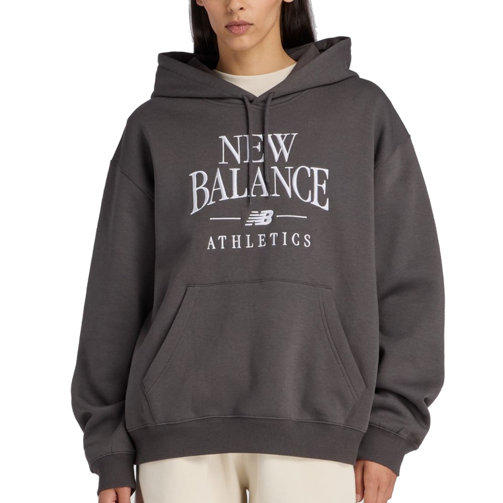 NB Trackside Fleece Hoodie Gris | Capaccioni Deportes