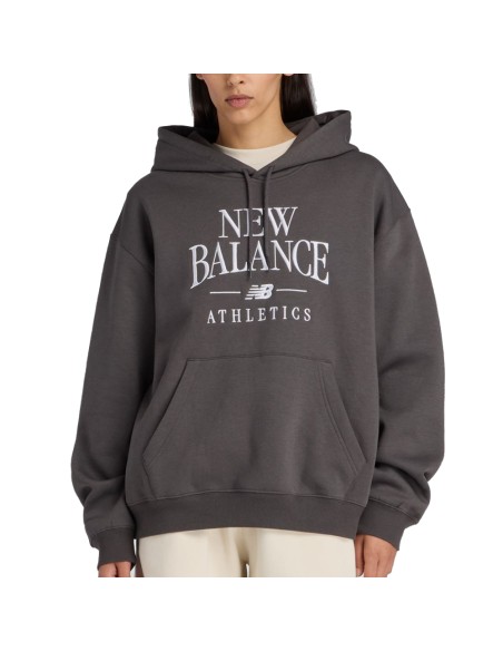 NB Trackside Fleece Hoodie Gris | Capaccioni Deportes