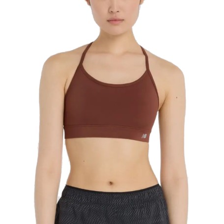 NB Crop Top Essential Yoga Marron | Capaccioni Deportes