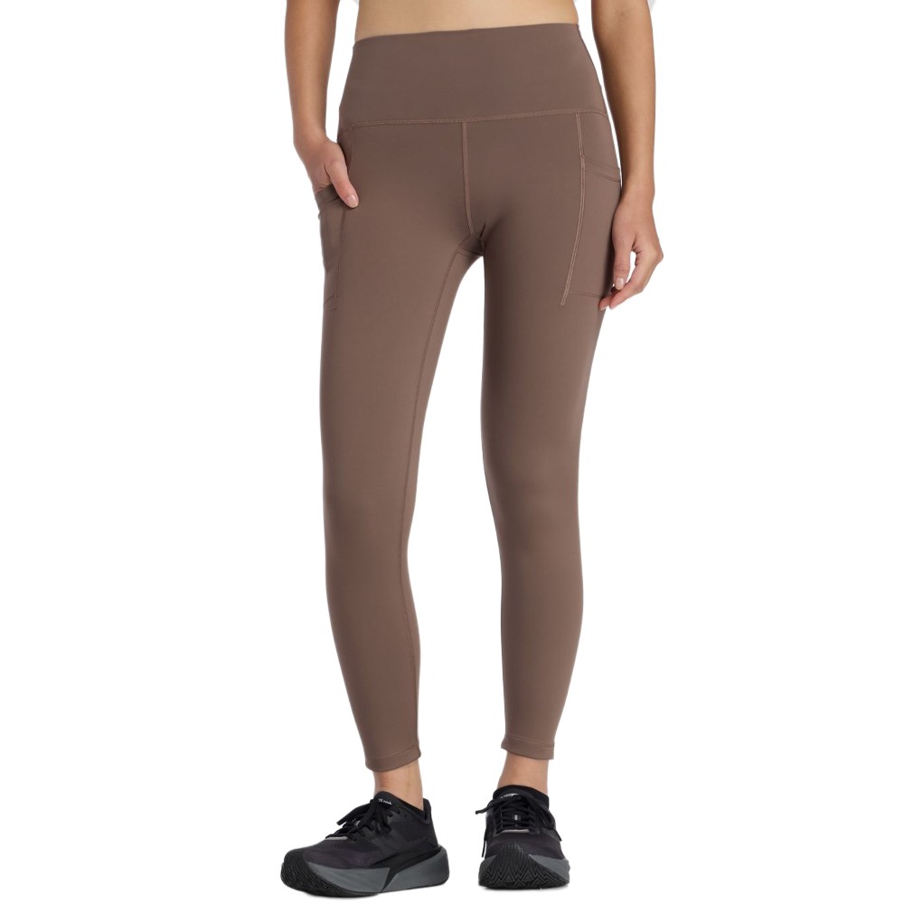 NB Sleek Pocket High Rise Legging 25'' Marron | Capaccioni Deportes