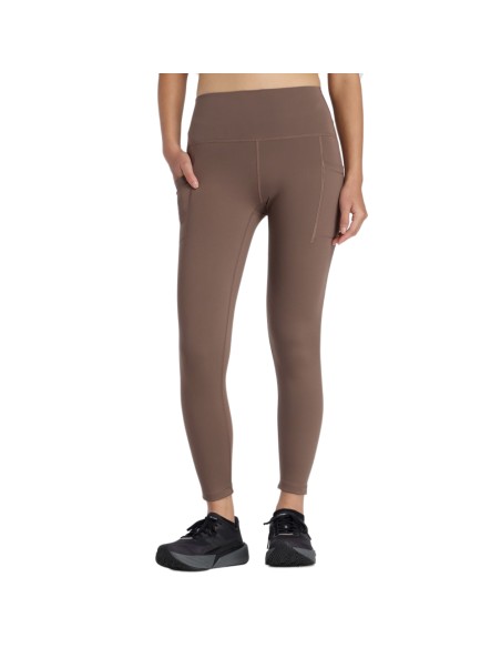 NB Sleek Pocket High Rise Legging 25'' Marron | Capaccioni Deportes