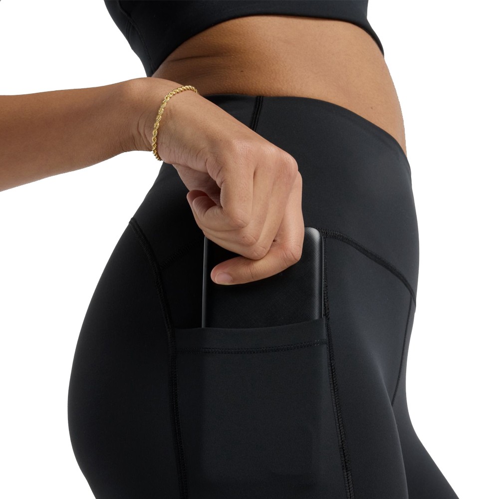 NB Sleek Pocket High Rise Legging 25'' Negro | Capaccioni Deportes