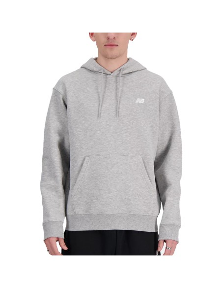 NB Logo French Terry Hoodie Gris | Capaccioni Deportes