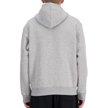 NB Logo French Terry Hoodie Gris | Capaccioni Deportes 2