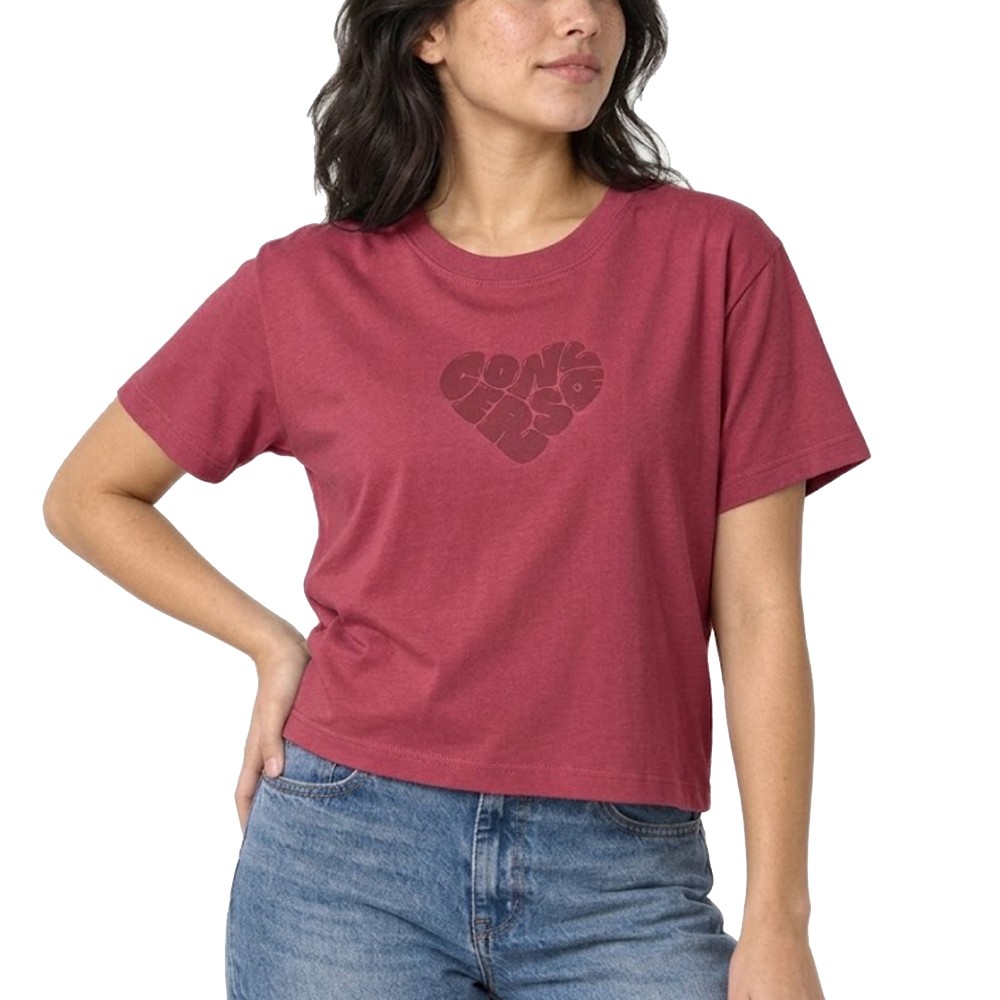 Cons Heart Tee Rojo | Capaccioni Deportes