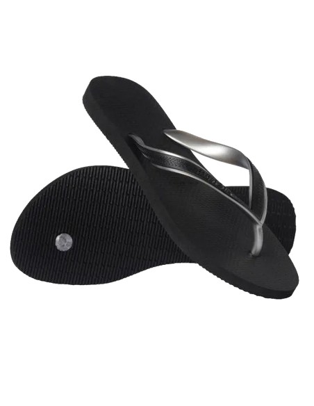 Havaianas Aura Glossy Negro | Capaccioni Deportes